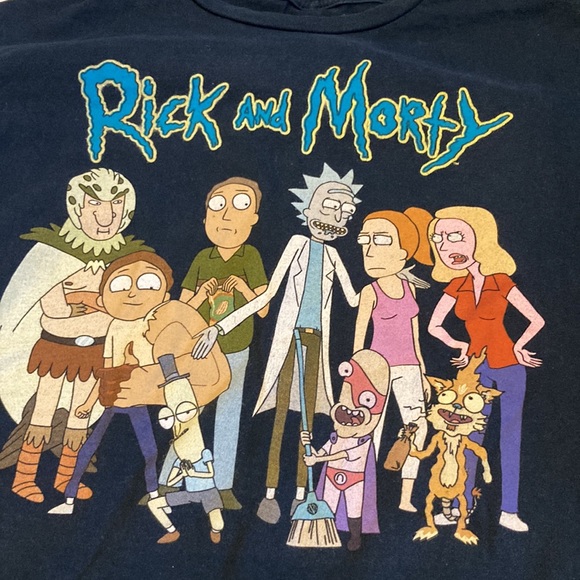 🎉🎉HP🎉🎉 Cartoon Network Rick and Morty T-shirt size S - Picture 2 of 4